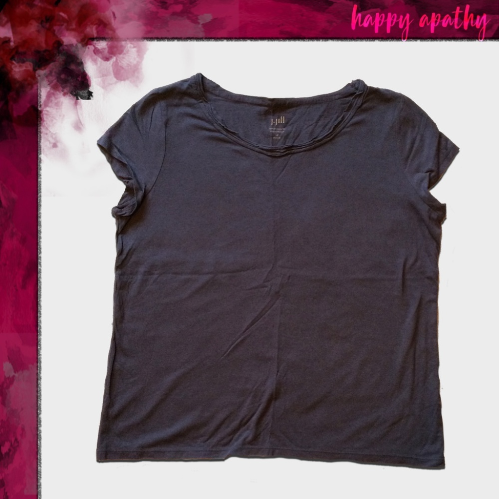 J.Jill Water's Edge Tee in Navy